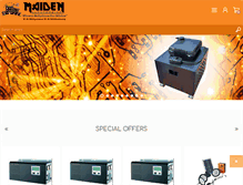 Tablet Screenshot of maidenelectronics.co.za